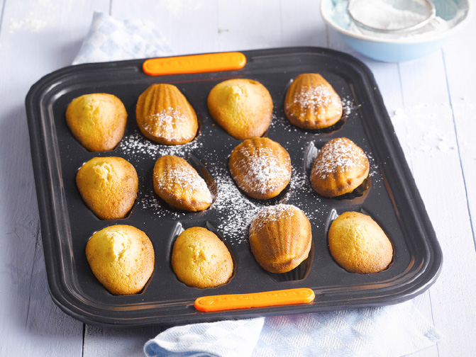 Madeleines au citron et au thym